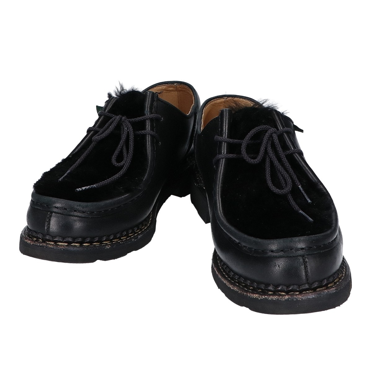 パラブーツ 59102 ミカエル ラパン ラビットファー チロリアン シューズ 5