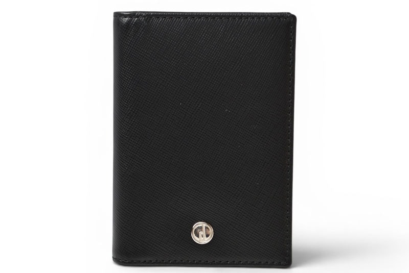 ダンヒル 未使用 カードケース/名刺入れ dunhill メンズ ブラック レザー ロゴ 【中古】