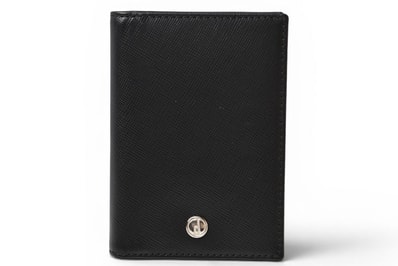 ダンヒル 未使用 カードケース/名刺入れ dunhill メンズ ブラック レザー ロゴ 【中古】