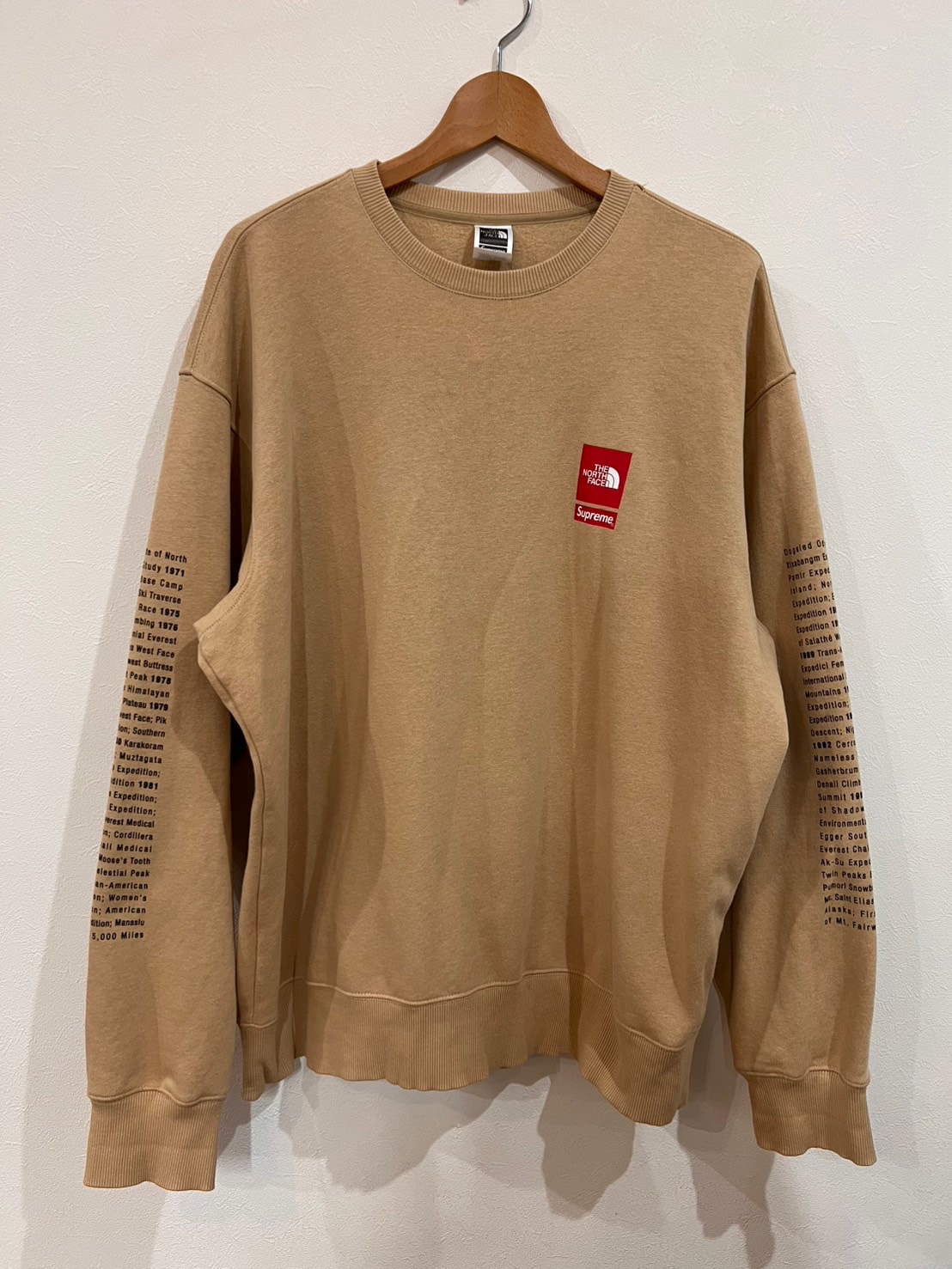 Supreme x The North Face Crewneck "Khaki"