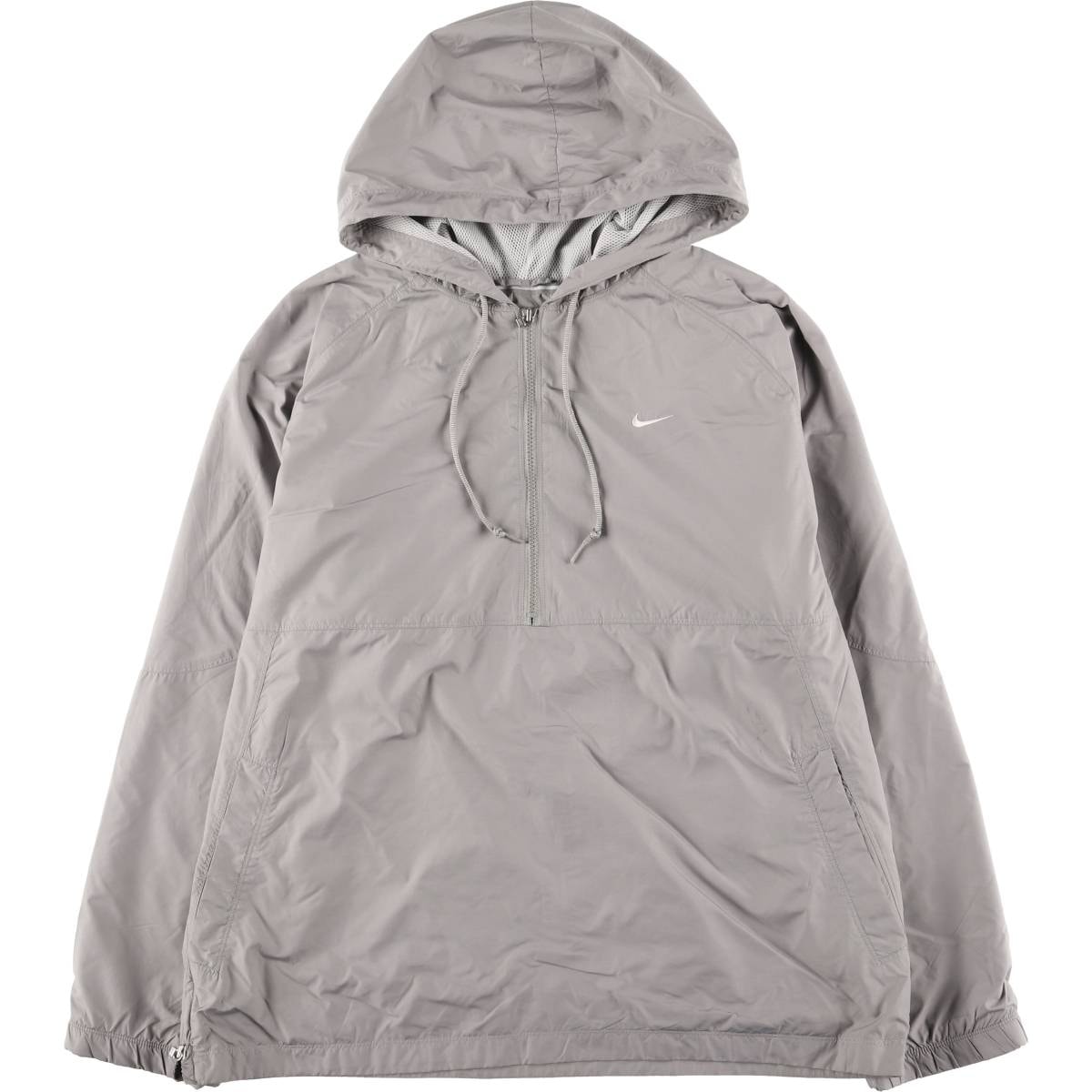 古着 00年代 ナイキ NIKE フード付き ハーフジップ ウインドブレーカー メンズXL相当/eaa578498