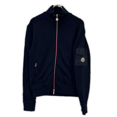 モンクレール 21年 ネイビー ジップアップ ブルゾン XS