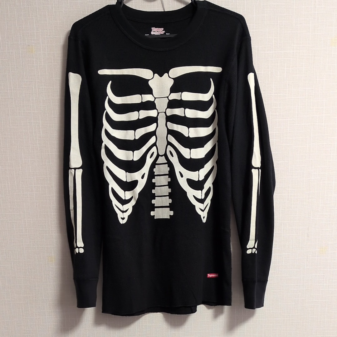 Supreme x Hanes Bones Thermal Crew (1 Pack) "Black"