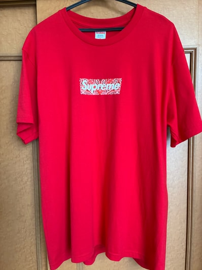 Supreme Bandana Box Logo Tee "Red"