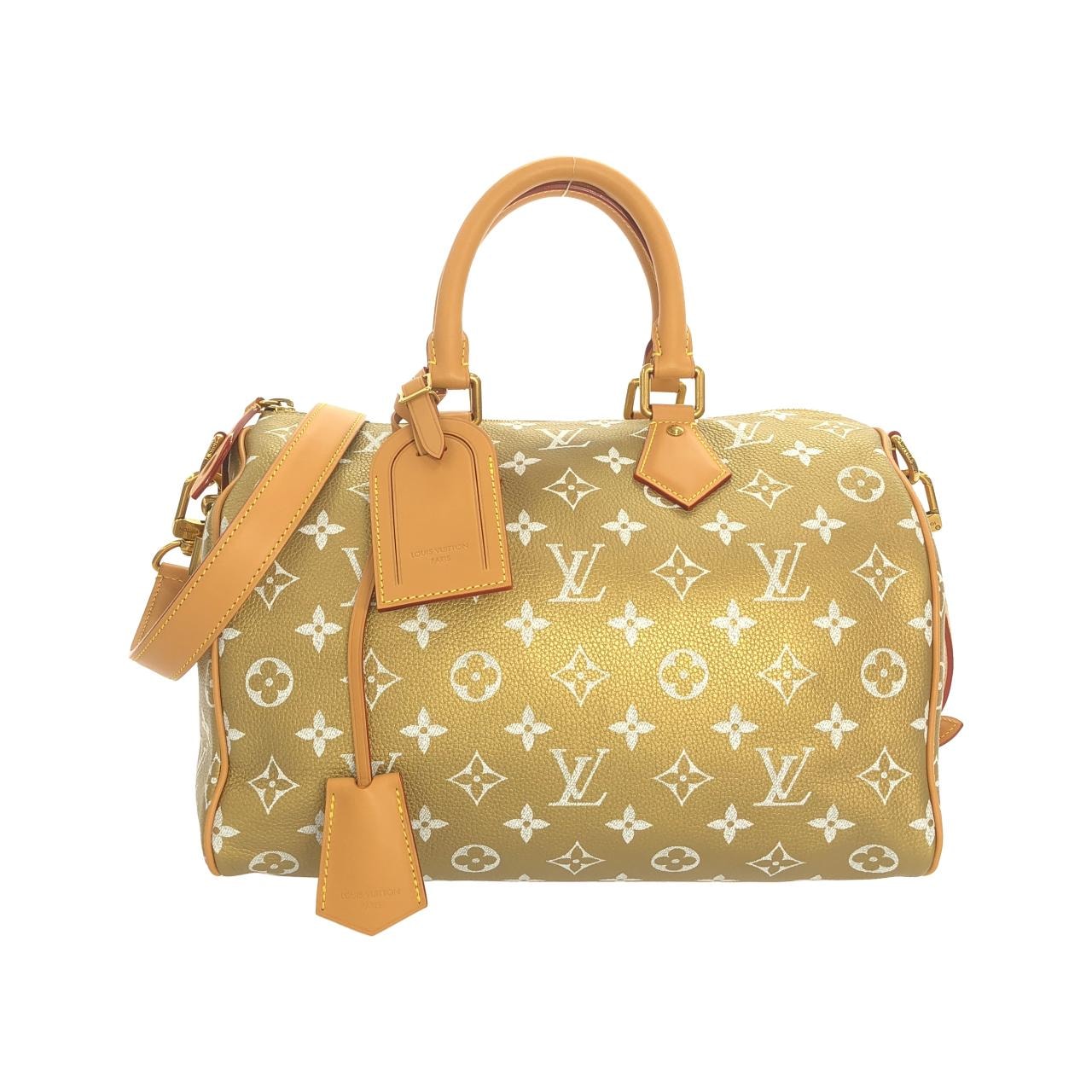 ルイヴィトン モノグラム レザー スピーディ バンドリエール 30cm M15283 ボストンバッグ