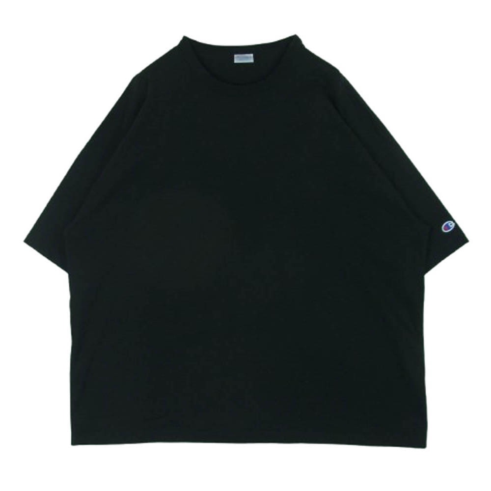 Champion チャンピオン 25SS C8-B335 BEAMS ビームス MIN-NANO ミンナノ 別注 トリプルネーム SOLID TEE ソリッド 半袖 Tシャツ ブラック系 L【中古】