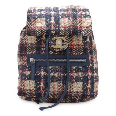 シャネル ツイードプリント A66445 ショルダーバッグ レディース