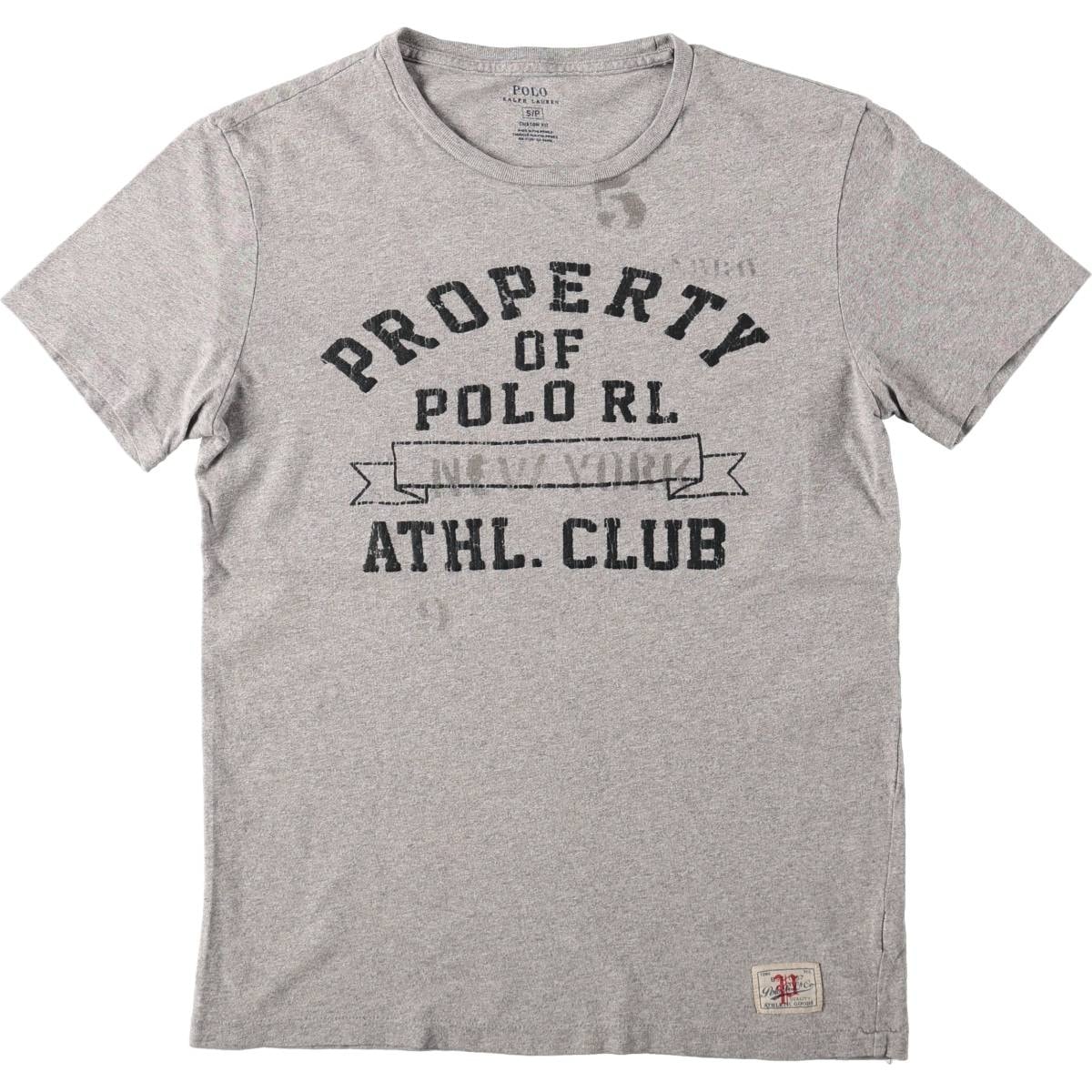 古着 ラルフローレン Ralph Lauren POLO RALPH LAUREN CUSTOM FIT 半袖 プリントTシャツ メンズS相当/eaa672097