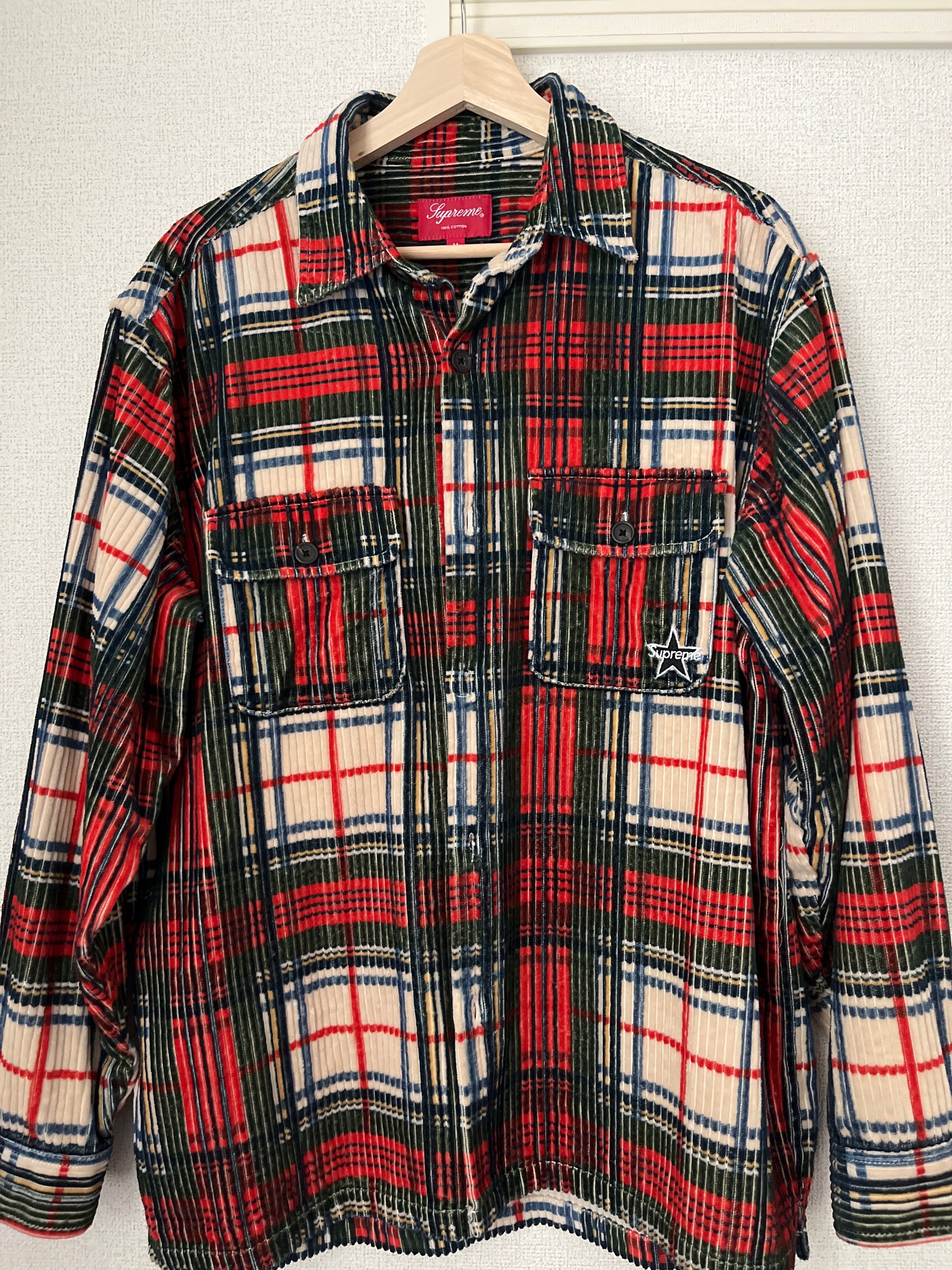 Supreme Corduroy Shirt "Plaid"