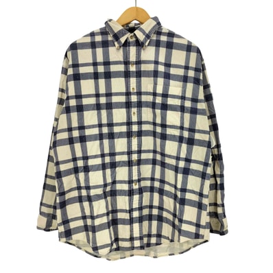 70-80s コーデュロイ チェック ボタンダウンシャツ【1142448978400】