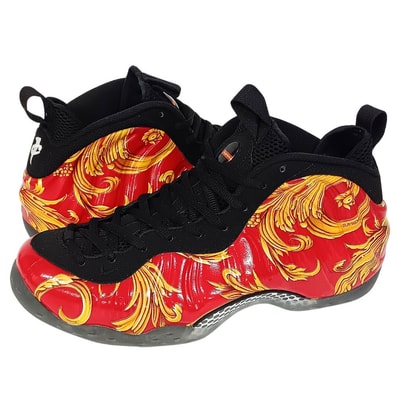 NIKE ナイキ 652792-600 AIR FOAMPOSITE 1 SUPREME SP スニーカー US12=30cm 55366