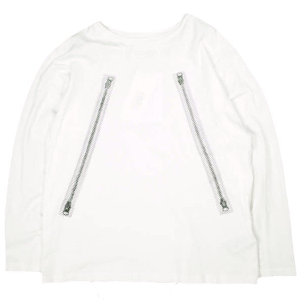 MM6 エムエムシックス 24AW KIDS ハの字プリント ロングスリーブTシャツ M60666 MM04B 12Y WHITE Maison Margiela メゾンマルジェラ トップス g25770