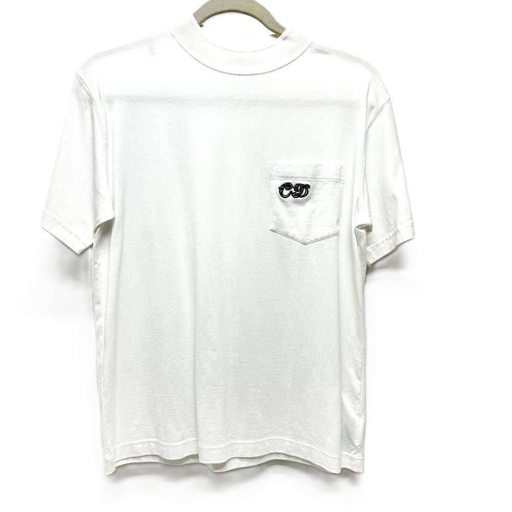 ディオール Dior ロゴ 193J635A0677 KENNY SCHARF コラボ ケニーシャーフ アパレル トップス 半袖Tシャツ コットン ホワイト