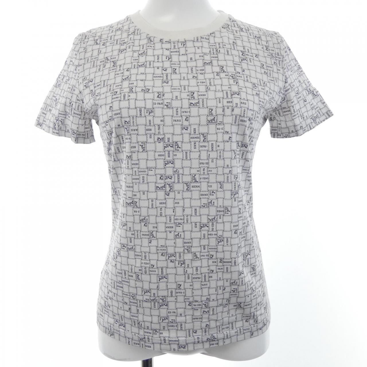 エルメス HERMES BOLDUC AU CARRE ボルデュックチェック 5E4645DK Tシャツ