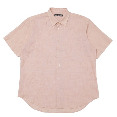 ■美品■ISSEY MIYAKE イッセイミヤケ 半袖シャツ サイズ2 シワ加工 ラウンドカット ブランド古着【中古】20260804/RB0460