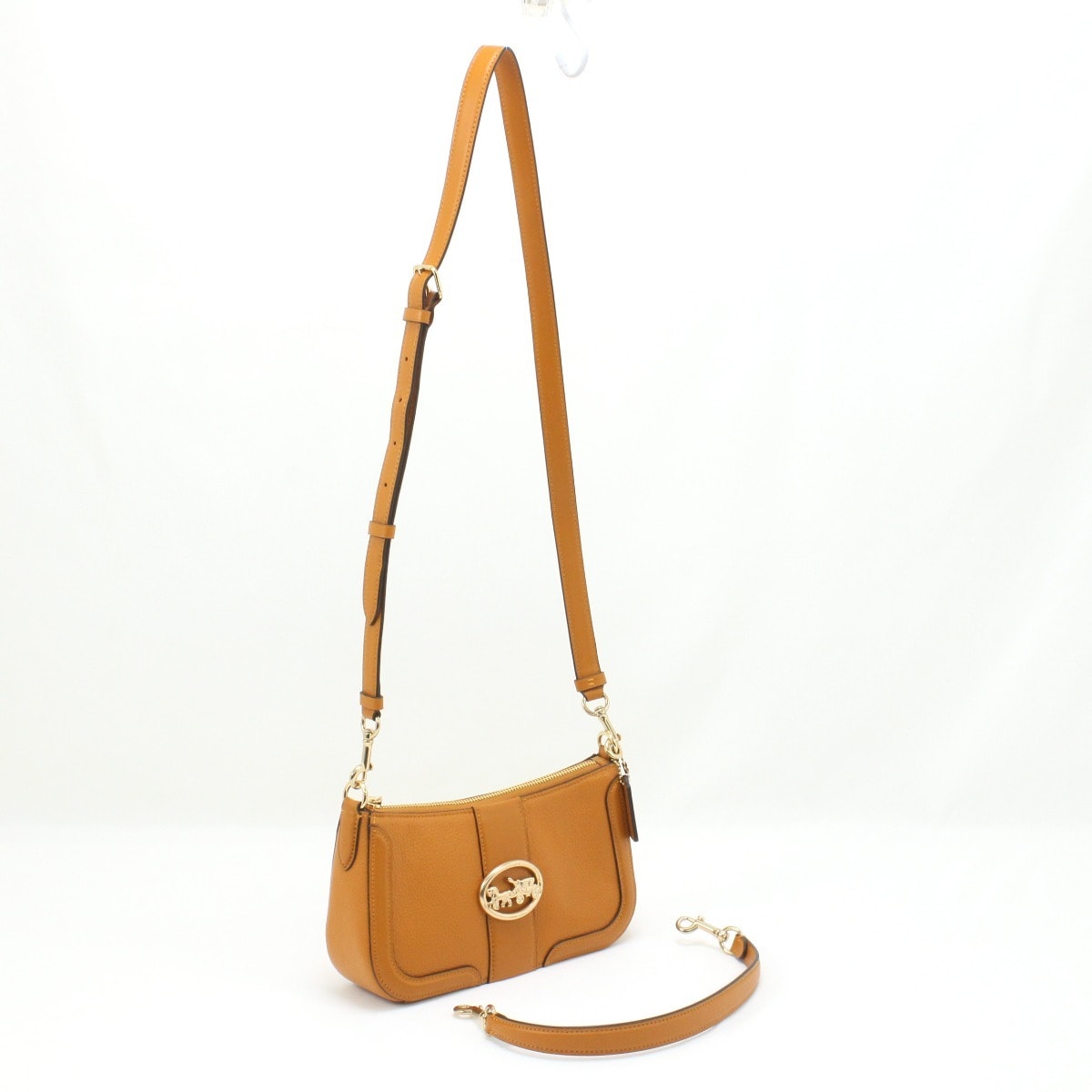 $$ COACH コーチ 2WAYショルダーバッグ ジョージーバケット馬車ショルダー G2079-5500 ブラウン