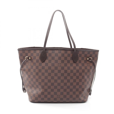 ルイ・ヴィトン LOUIS VUITTON ネヴァーフルMM ダミエエベヌ トートバッグ バッグ PVCコーティングキャンバス レザー レディース ブラウン系 N51105 【中古】