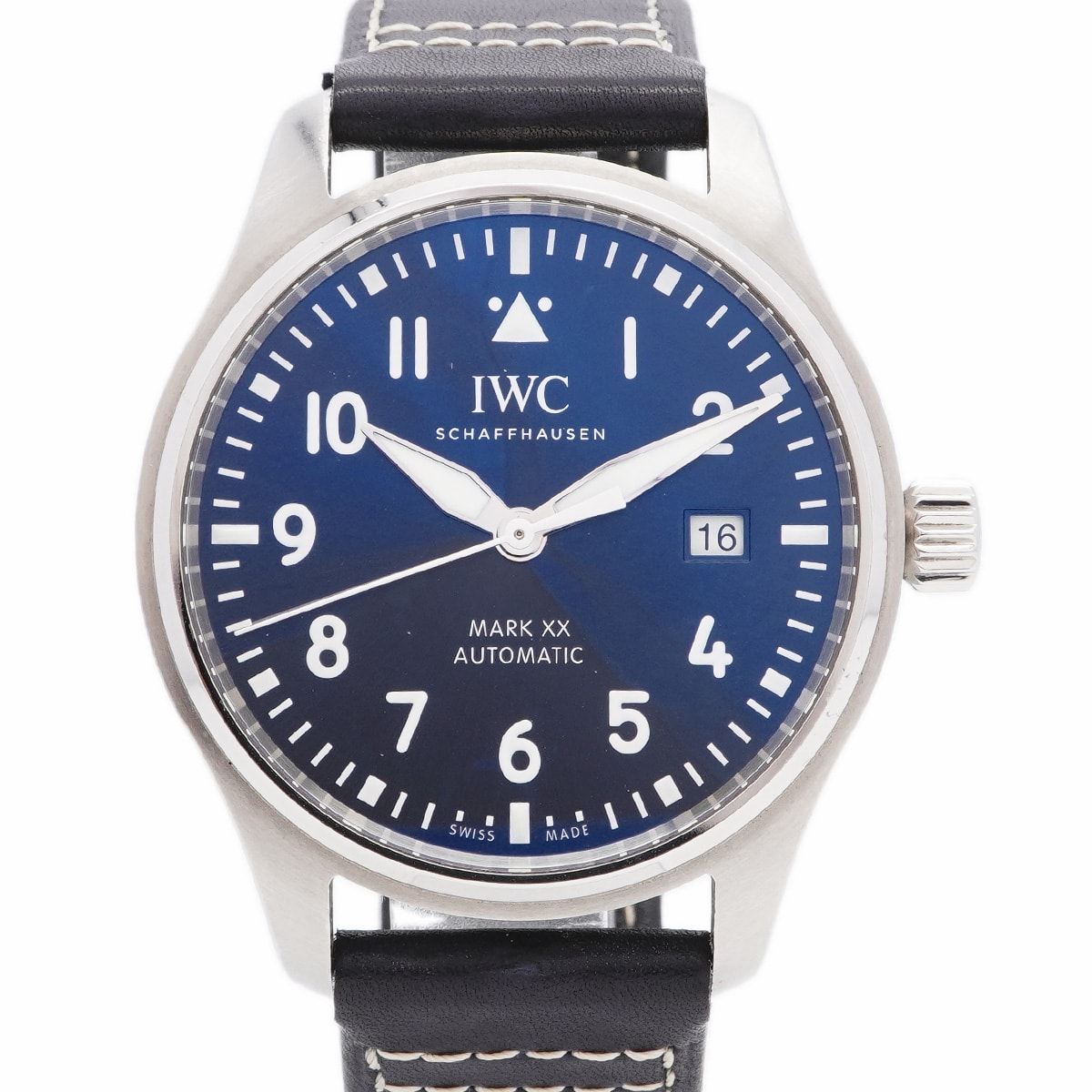 ★SALE【6wdc0250】IWC アイダブリューシー シャフハウゼン パイロット マーク20 IW328203 ネイビー文字盤【中古】腕時計 メンズ