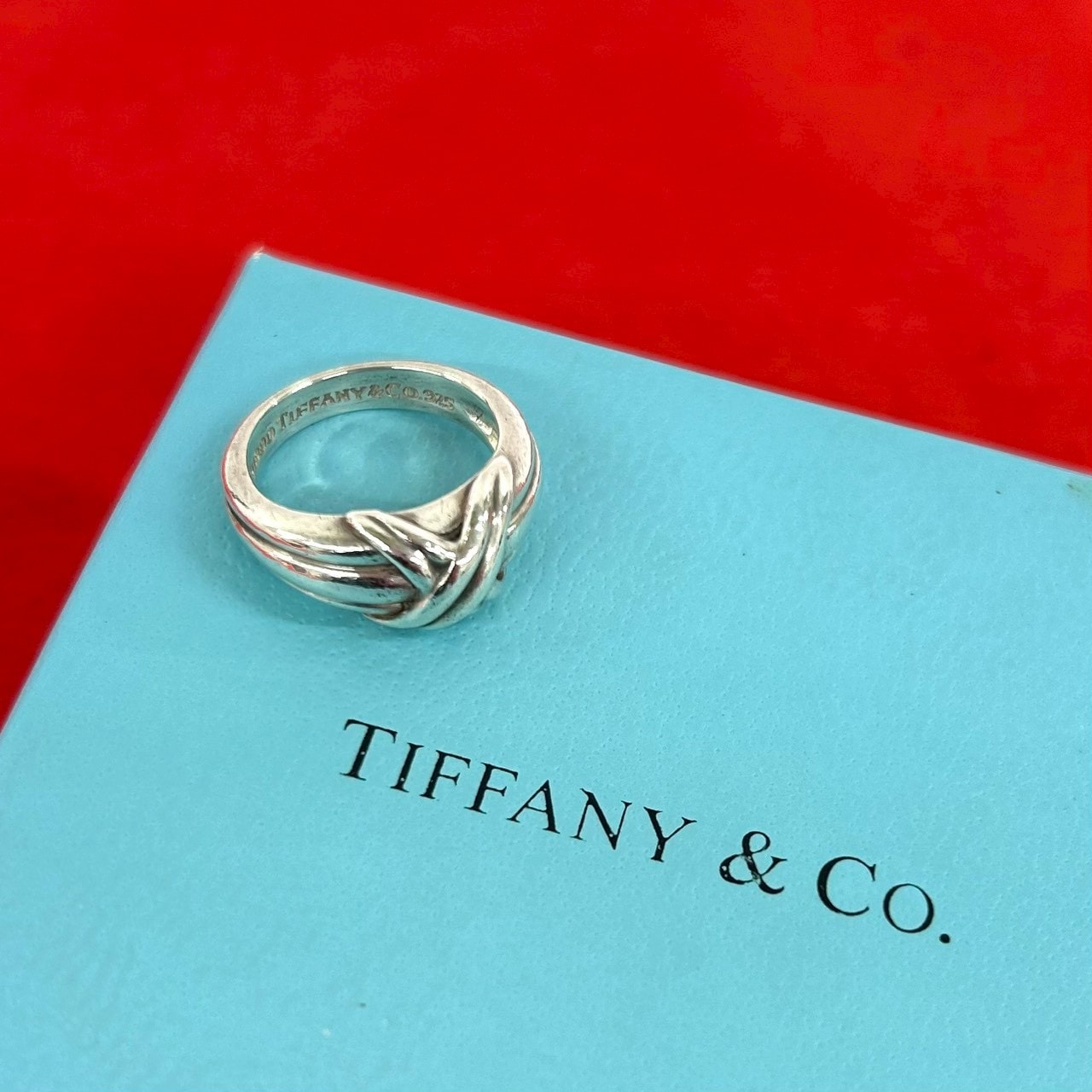 TIFFANY&Co. ティファニー シグネチャー リング シルバー925 リング・指輪 8号 シルバー
 -0506