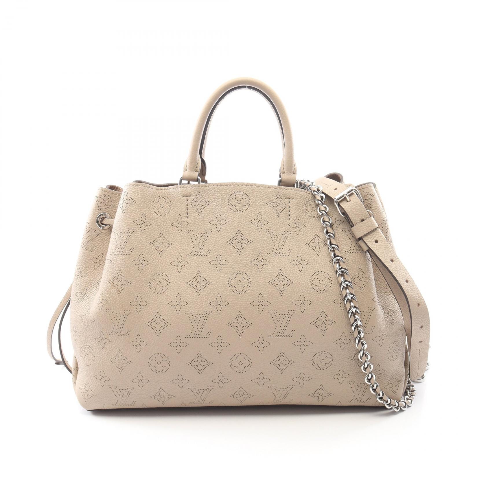 ルイ・ヴィトン LOUIS VUITTON ベラ トート 2WAY トートバッグ バッグ レザー マヒナ ガレ レディース ベージュ系 M59201 【中古】