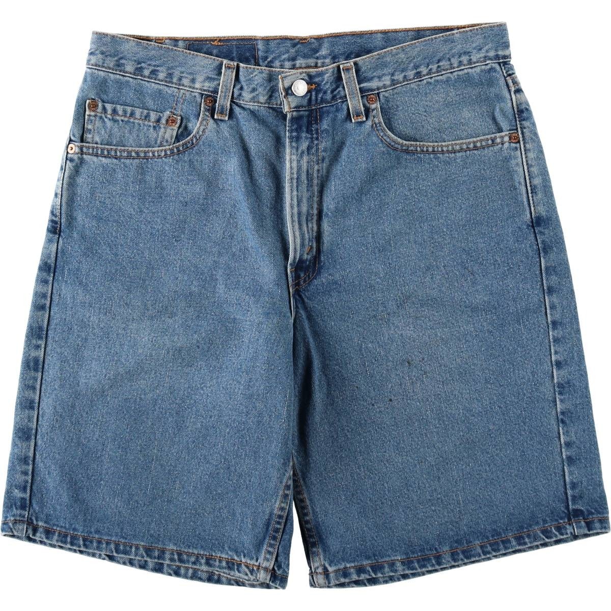 古着 00年代 リーバイス Levi's 550 RELAXED FIT デニムショーツ ショートパンツ USA製 メンズw34相当/eaa647988