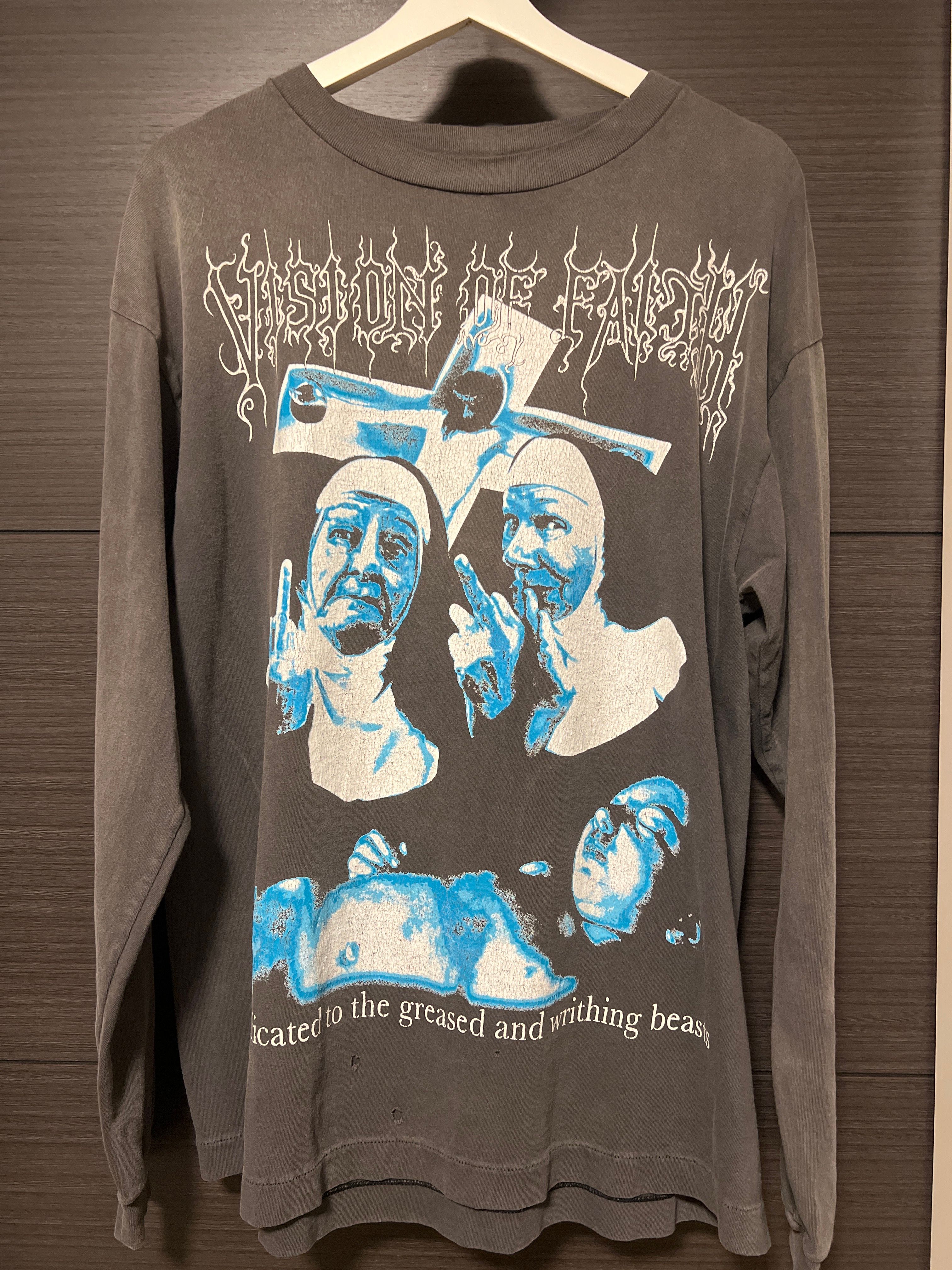 Saint Mxxxxxx LS TEE SISTERS / BLACK