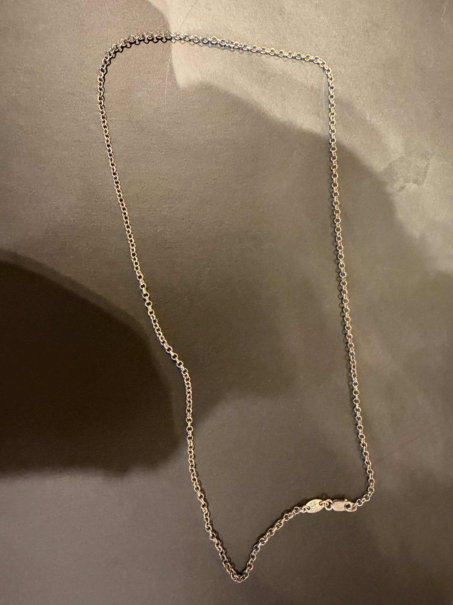 Chrome Hearts Roll Chain Necklace "Silver"
