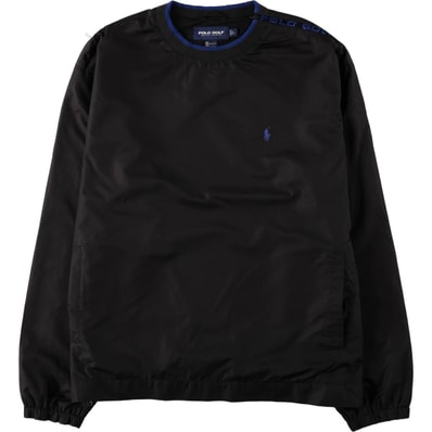 古着 ラルフローレン Ralph Lauren POLO GOLF ポロゴルフ ショルダージップ ウォームアッププルオーバー メンズL相当/eaa671820