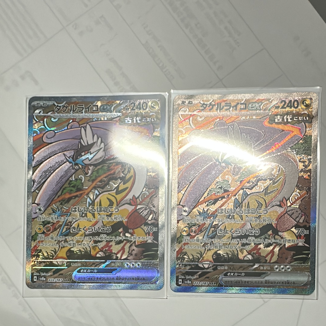 タケルライコex SAR [SV8a 222/187](ハイクラスパック「テラスタルフェスex」)