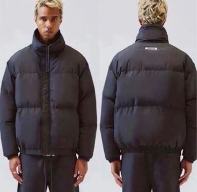 FEAR OF GOD ESSENTIALS Puffer Jacket "Black/Stretch Limo"
