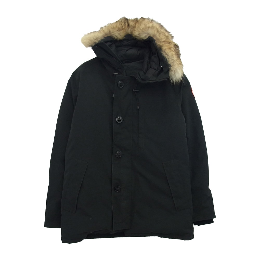 CANADA GOOSE カナダグース ダウンジャケット 3426MA カナダグースジャパンタグ CHATEAU PARKA シャトー パーカー ファー フーデッド ダウンジャケット ブラック系 XL【中古】