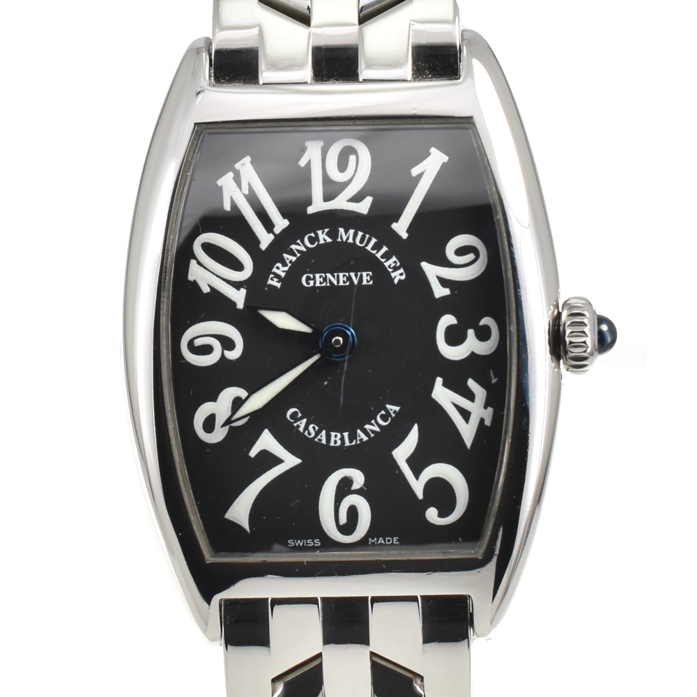 フランクミュラー FRANCK MULLER 1752QZ トノウカーベック クォーツ レディース 良品 箱・保証書付き Q#146116