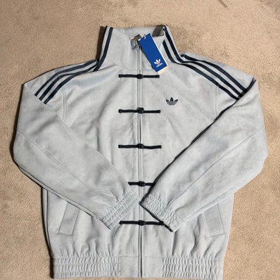 adidas Originals CTT Chinese Track Top Casual Jacket "Light Blue"