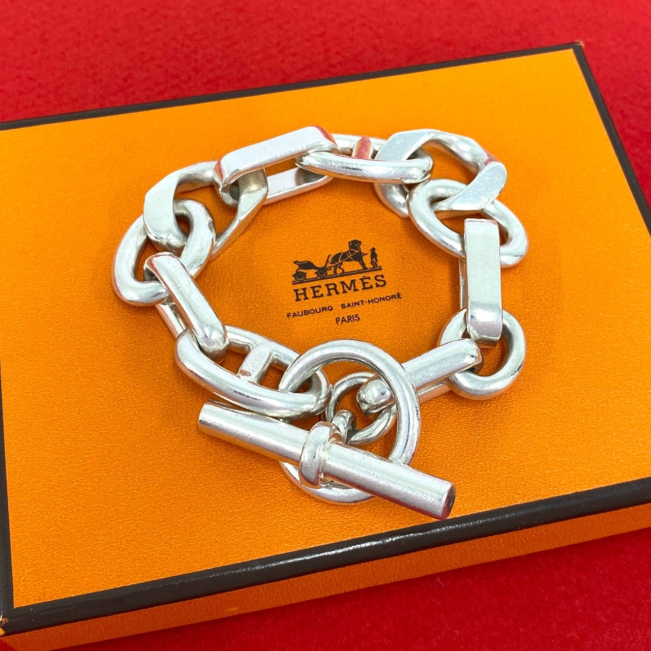 HERMES エルメス アレア GM 11コマ ブレスレット シルバー925 ブレスレット シルバー
22867