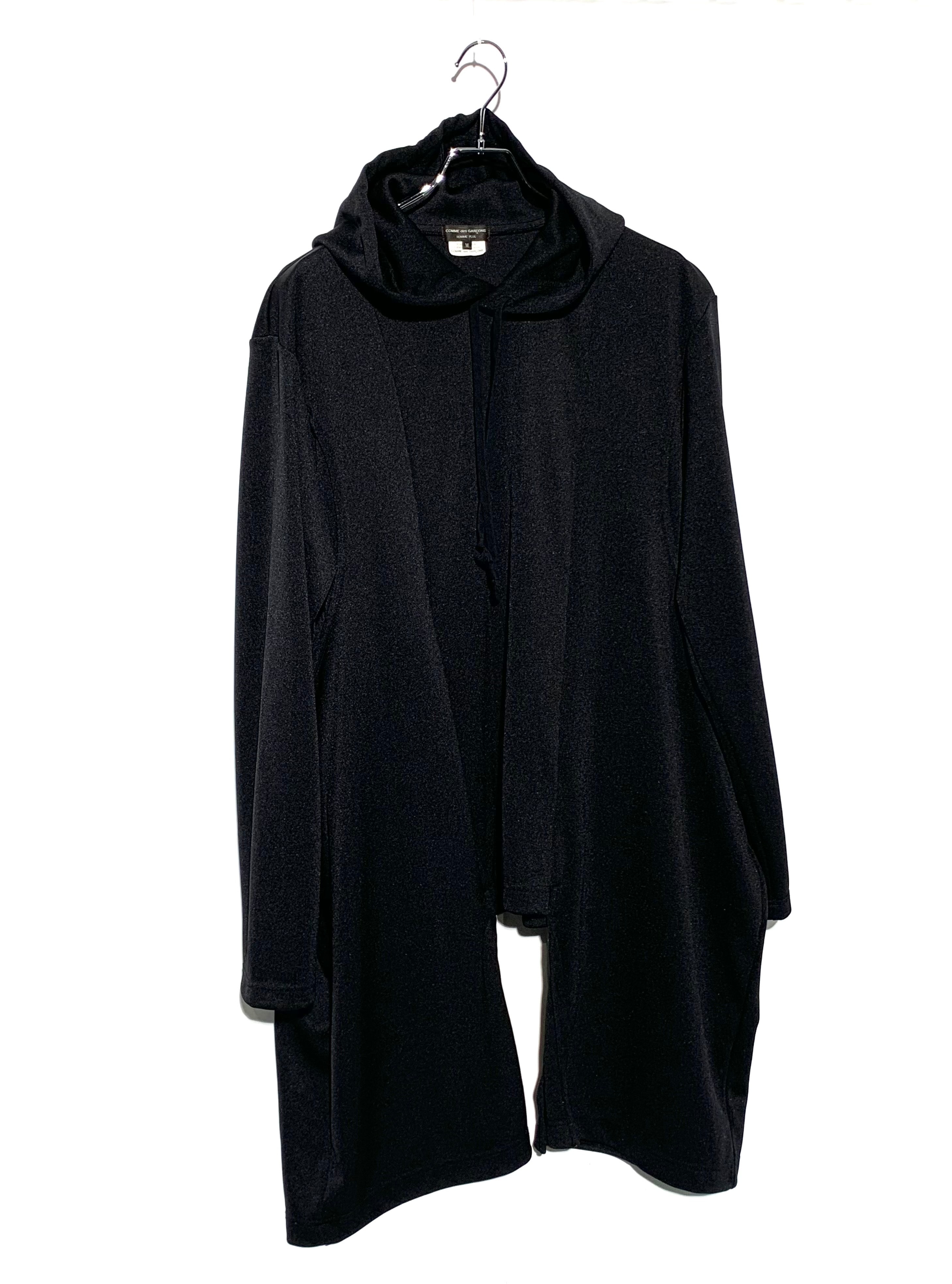 Comme des Garçons Asymmetrical Hoodie Black