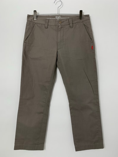 WTAPS KHAKI. TIGHT / TROUSERS. COPO. TWILL Charcoal