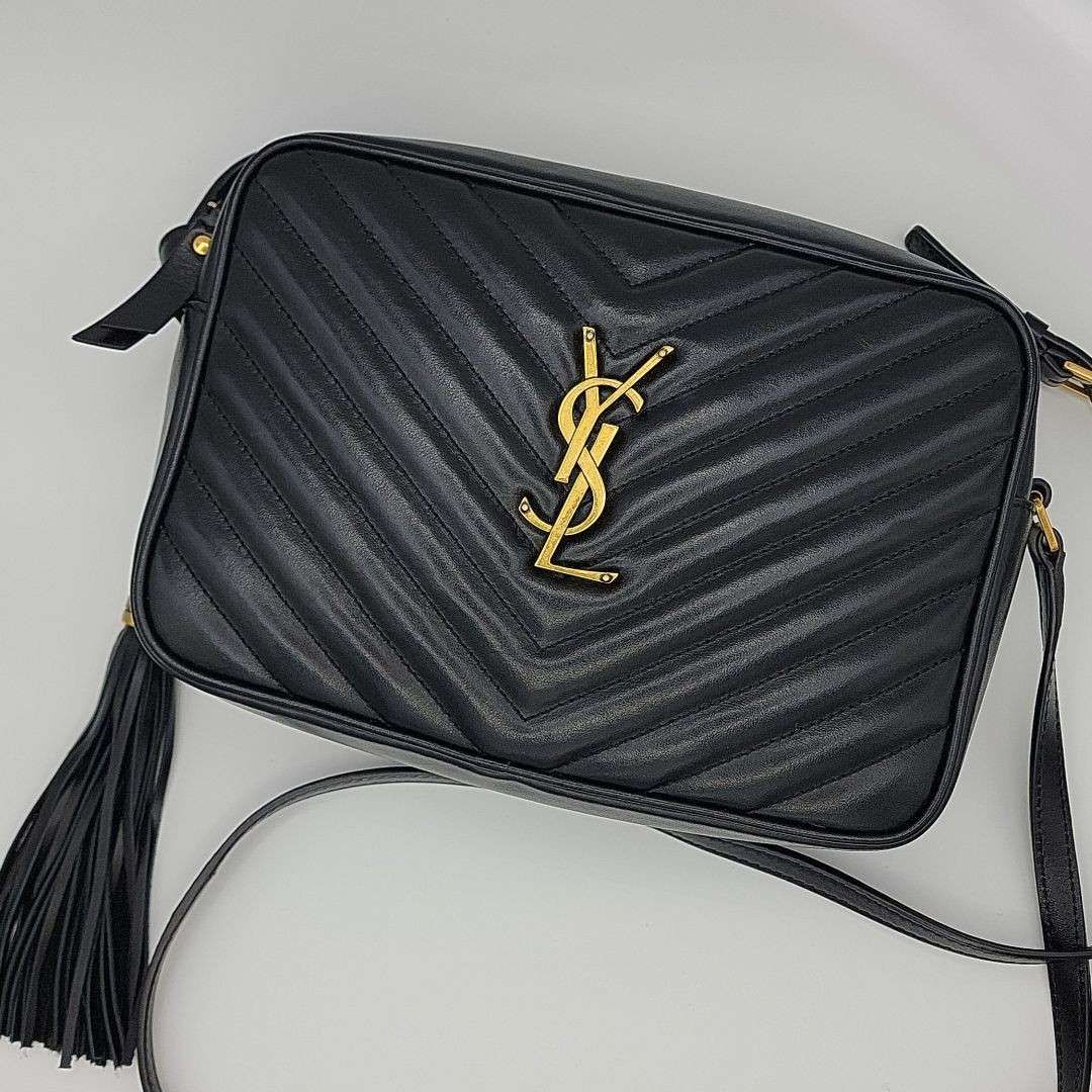 Saint Laurent Lou Camera Bag In Quilted Leather "Black"