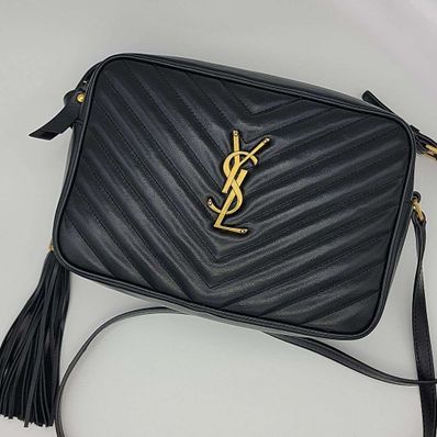 Saint Laurent Lou Camera Bag In Quilted Leather "Black"