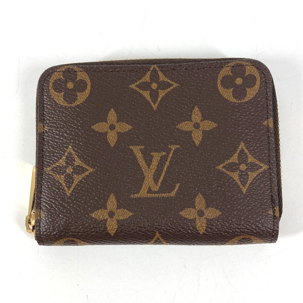 ルイヴィトン LOUIS VUITTON ジッピーコインパース 財布 ウォレット M60067 モノグラム 小銭入れ ラウンドファスナー コインケース モノグラムキャンバス ブラウン 新品同様
