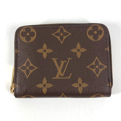ルイヴィトン LOUIS VUITTON ジッピーコインパース 財布 ウォレット M60067 モノグラム 小銭入れ ラウンドファスナー コインケース モノグラムキャンバス ブラウン 新品同様