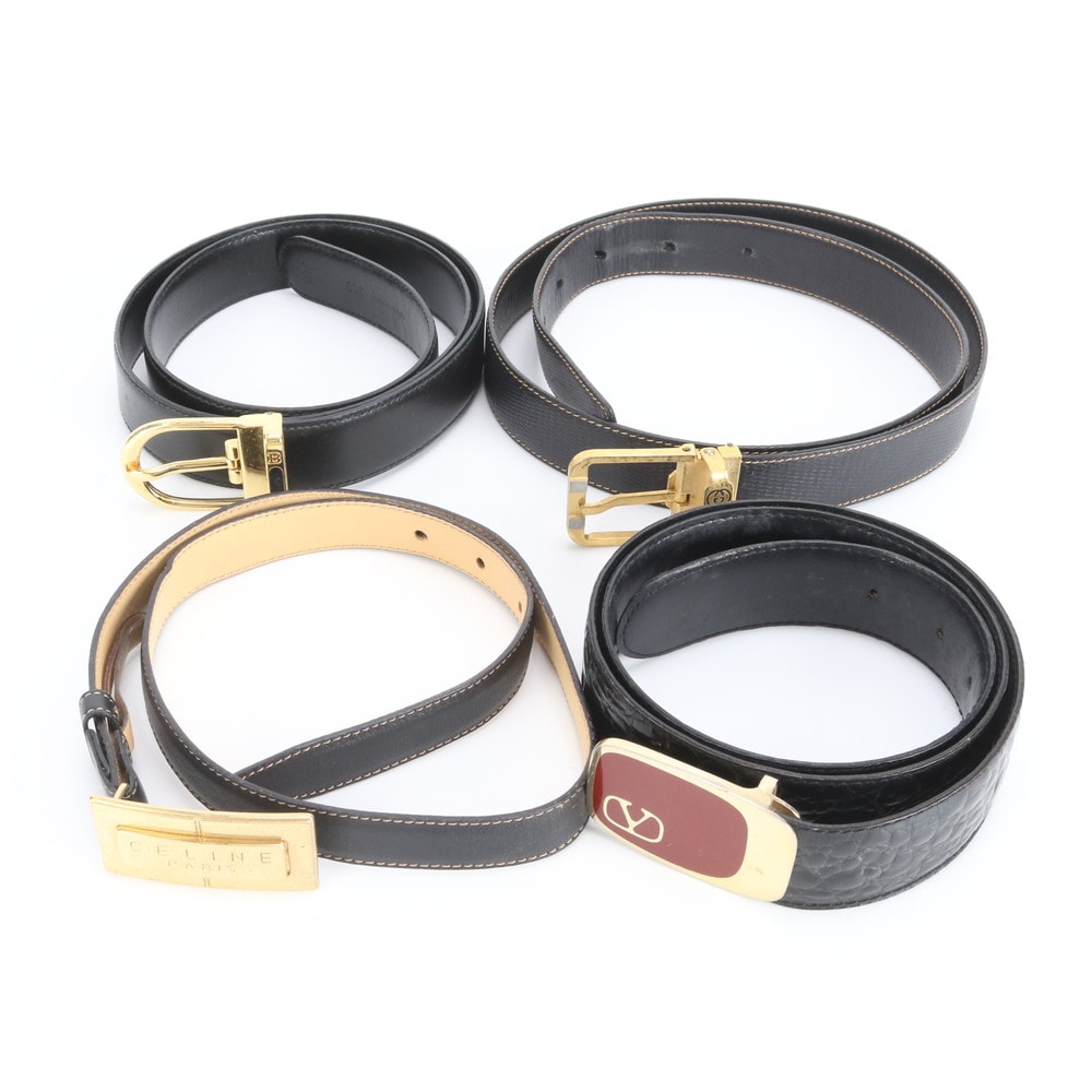 グッチ ■まとめ 4点 セット セリーヌ バリー ヴァレンティノベルト