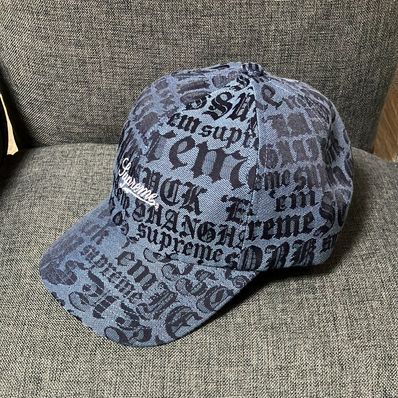 Supreme Cities Jacquard 6-Panel "Navy"