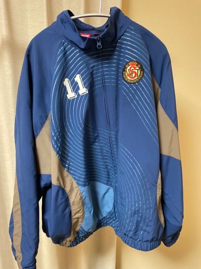 Supreme S Logo Track Jacket "Navy"