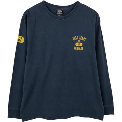 古着 00年代 ラルフローレン Ralph Lauren POLO JEANS COMPANY ロングTシャツ ロンT メンズL相当/eaa659284