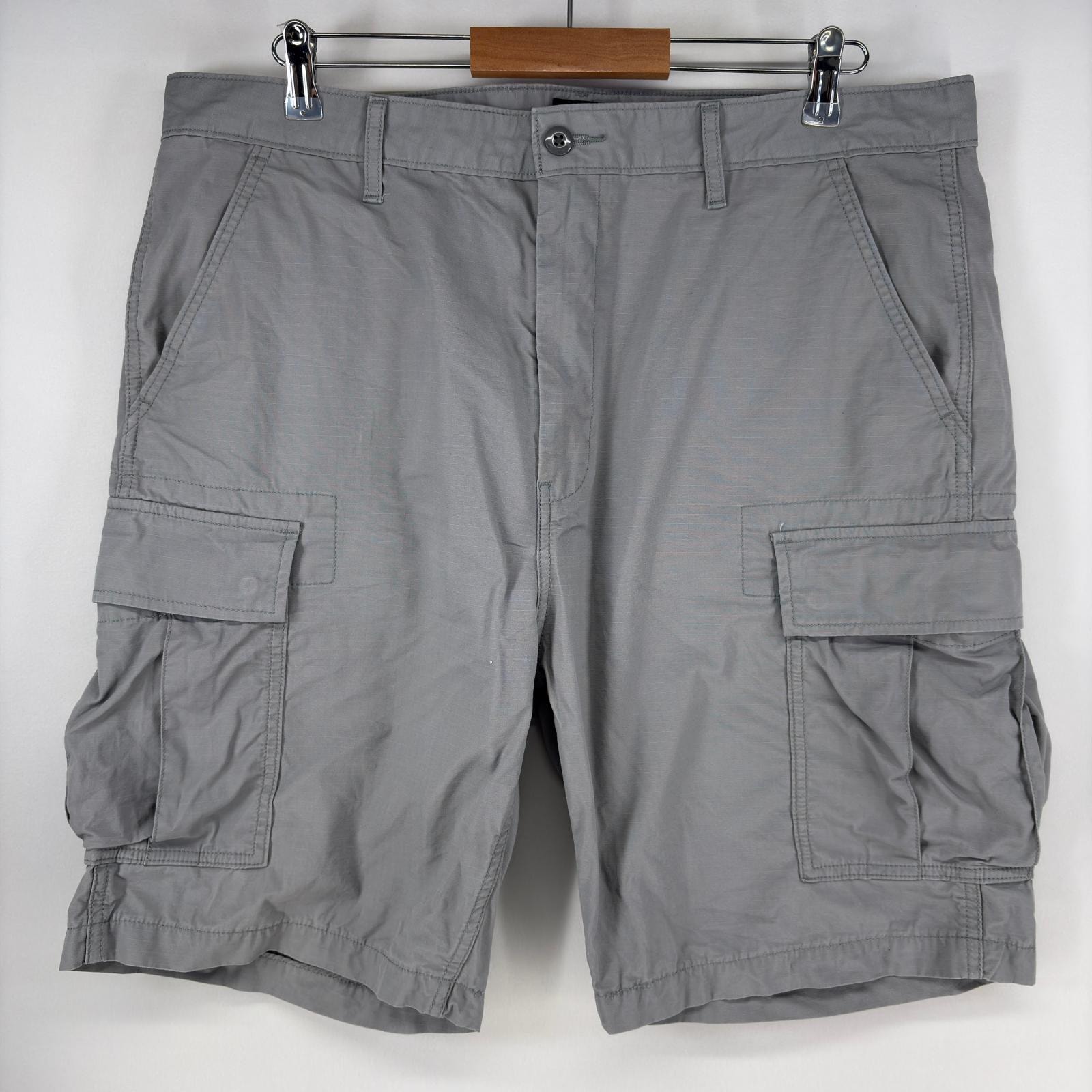 古着 リーバイス Levi's ショートパンツ カーゴパンツ ハーフパンツ リップストップ 大きいサイズ w38 グレー メンズ