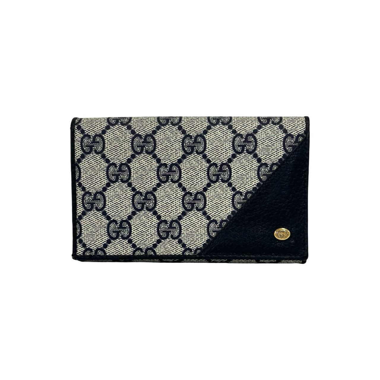 B (目立った傷や汚れなし)】GUCCI グッチ GG ロゴ レザー PVC 二つ折り