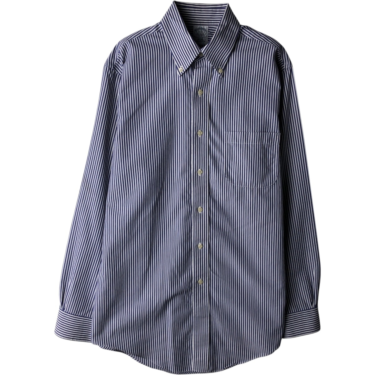 古着 ブルックスブラザーズ Brooks Brothers Est.1818 長袖 ボタンダウンストライプシャツ メンズM相当/eaa619039