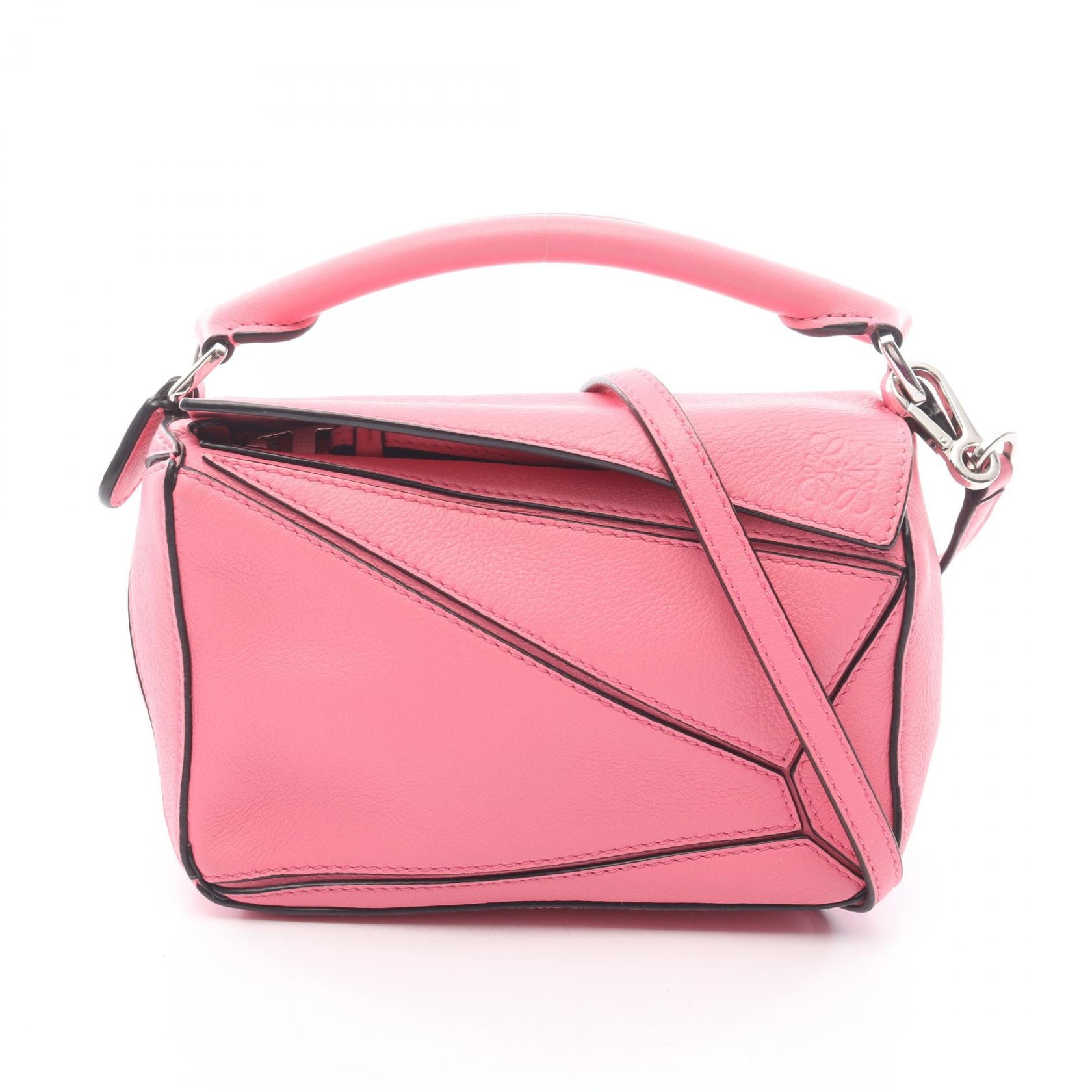 C (やや傷や汚れあり)】ロエベ LOEWE パズルバッグ ミニ 2WAY