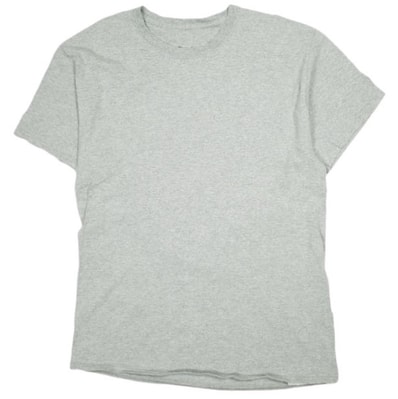 Champion チャンピオン AUTHENTIC ATHLETICWEAR クルーネックTシャツ L グレー 半袖 トップス g23911