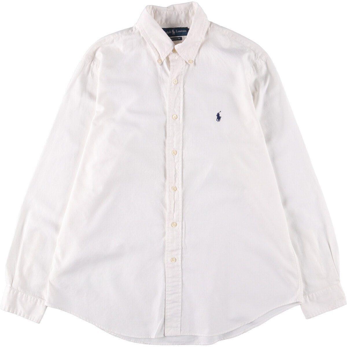 古着 ラルフローレン Ralph Lauren CUSTOM FIT 長袖 コットンシャツ メンズL相当/eaa565276